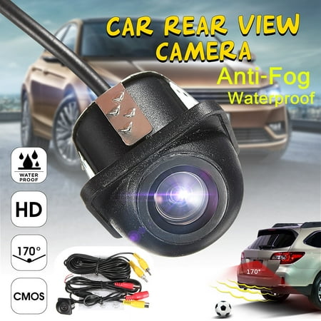 Universal Car Rear View Camera Auto Parking Reverse Backup Camera Night Vision 420 TV For Car, Truck, RV RCA Built-in Distance Scale Lines