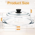 thumbnail image 6 of Glass Microwave Splatter Cover for Food,Microwave Splatter Cover with Silicone Knob,Vent Hole Food Safe,Dishwasher Safe- Cookware & Bakeware Serving Dish, 6 of 7
