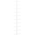 thumbnail image 2 of Wall-Mounted Wine Rack for 10 Bottles White Metal, 2 of 6