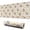Beige Cow Flower, variant on Long Mouse Pads for Desk,Beige Cow Flower Pattern Desk Mats on Top Of Desks, Desk Mouse Pad Extra Large with 3mm Non-Slip Base and Stitched Edge for Gaming,Office,Work,Home 31.5"x11.8"