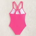 thumbnail image 6 of lnmuld Girls Swimsuit Rash Guard for Beach Pool Party and Water Sports Color:Hot Pink,Size:9-10 Years, 6 of 7