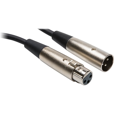UPC: 0728736008021 | 2  3-Pin Straight XLR Male to Straight XLR Female Balanced Audio Interconnect Cable