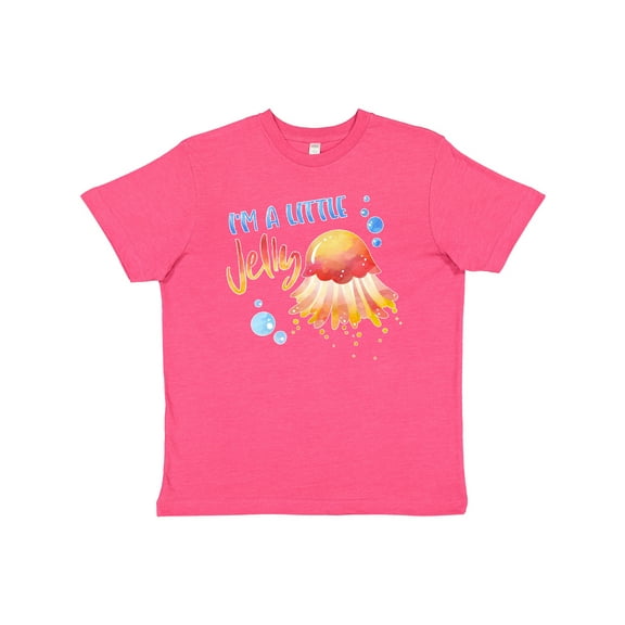 Inktastic I'm a Little Jelly Jellyfish Humor with Bubbles Youth T-Shirt