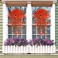 thumbnail image 4 of YiJuHui Artificial Morning Glory Garland, Realistic Silk Flower Hanging Vine, Fade-Proof Waterproof Outdoor Decor for Garden Wall Basket Patio Wedding Arch Home, 4 of 6