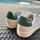 thumbnail image 4 of Adi-das Stan Smith White Collegiate Green Men's Athletic Shoes Q46123 Size 6.5, 4 of 6