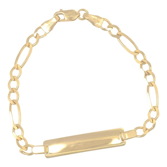 Esclava Italiana Imperial Jewelry Figaro 10 Quilates 3.5mm 14cm