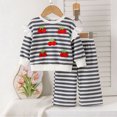 thumbnail image 5 of Leey-World Toddler Baby Girl Clothes Fall Winter Long Sleeve Ruffle Tops Pants Set Newborn Baby Girls Outfits, 5 of 9