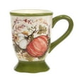 thumbnail image 2 of Certified International Set of 4 Pumpkin, Gourd, and Flower Fall Harvest Footed Mugs 5.75", 2 of 4