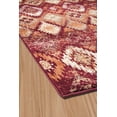thumbnail image 3 of United Weavers Amarna San Paula Distressed Crimson Woven Olefin Area Rug or Runner, 3 of 4