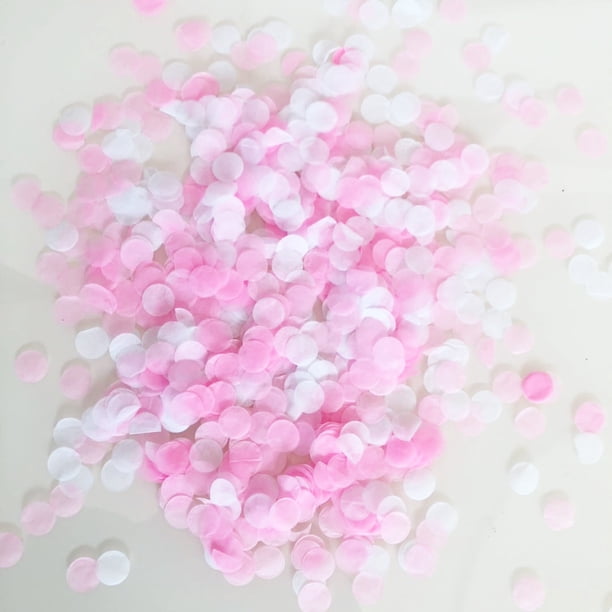 100 g de decoración para fiestas de cumpleaños, bolas de olas para lanzar, globos transparentes, relleno, trozos de papel de colores redondos