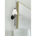 thumbnail image 3 of RIV-382-BF Crystorama Lighting Riverdale 1-Light Wall Sconce in Traditional Style including 2 Stem Styles - 6 Inches Wide by 14.5 Inches High-Black, 3 of 13