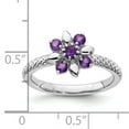 thumbnail image 4 of Sterling Silver Amethyst Ring, 4 of 7