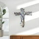 thumbnail image 5 of HWRETIE Árbol de Metal Decoración de Pared Árbol de la Vida Cruz Colgante de Metal Adorno de Pared Decoración Rústica de Pared para el Hogar Sala de Estar, 5 of 6