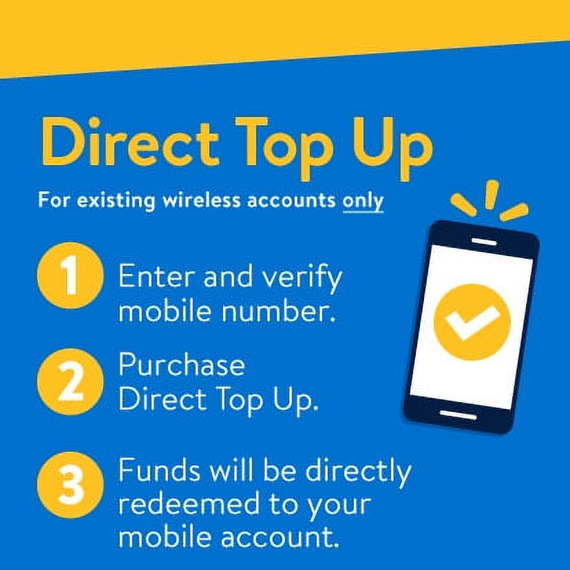 Total by Verizon (formerly Total Wireless) $25 Unlimited Talk & Text Single Device 30-Day Prepaid Plan (1GB at High Speed) Direct Top Up - image 2 of 6