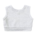 thumbnail image 4 of Lovzfmll Solid Color Tank Top Wide Leg Set for Girls, Sleeveless Round Neck Top & Wide Leg Pants, Casual Outfits for Kids 9-10 Years, 4 of 6