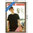 thumbnail image 3 of Justin Bieber - Skateboard Wall Poster, 14.725" x 22.375", Framed, 3 of 3