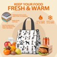 thumbnail image 5 of Schnauzer Dogs Insulated Lunch Bag for Women & Adults,Large Portable Soft Cooler Lunch Bag,Thermal Food Storage Tote with Pearl Cotton,8.66L,8.75x5.75x9.5 Inch, 5 of 6