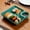 Green, variant on XiYing Plates,Chips and Sala Serving Dish Plates, Reusable Veggie Platter Dipping Serving Trays with Sauce Rack for Family Party Sushi Sala Charcuterie Barbecue Plate,1Pc,Orange