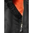 thumbnail image 4 of Hat and Beyond Men's MA-1 Premium Padded Bomber Flight Jacket Outerwear, 4 of 7