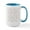 White/Blue Inside, variant on CafePress - Spring Flowers Mugs - 15 oz Ceramic Large White Novelty Mug