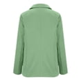 thumbnail image 4 of Baberdicy Women's Lightweight Suit Jacket Open Front Blazer for Women - Business Casual Spring Summer Cardigan Coat - Thin Work Office Jacket (S-XXXL) (Mint Green | XL), 4 of 6