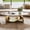 Gold+White1, variant on Oval Faux Marble Coffee Table 49.2", Stainless Steel Base, Modern