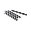 Lorell 60565 Lateral File Front-to-back Rail Kit, Black - 1 Box (4 Units)