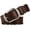 A-dark Brown, variant on Women’s Hollow Flower Leather Belt for Jeans Pants Wide Belt for Ladies