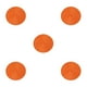 thumbnail image 3 of Manteles individuales antideslizantes Cateissary para comedor redondos color naranja, 3 of 6