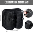thumbnail image 4 of Cateissary Portavasos para equipaje, botellas, Maleta, organizador de bebidas, accesorios universales, botella de bebida, bolsa de Caddy negra Almacenamiento y organización del hogar, 4 of 6