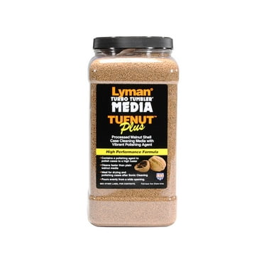 Lyman Turbo Brass Cleaning Media Treated Tufnut (Walnut) Medium "Easy Pour Container"