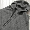 thumbnail image 5 of jtjvou Fleece Vest for Women Sleeveless Hooded Long Vest Jacket Warm Open Front Cardigan Sweater Coat with Pockets Gray L, 5 of 7