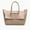 Beige, variant on Black Tote Bag For Women Large Capacity Designer Luxury New Trendy Shopping Laptop Handbag Retro Travel