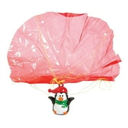 Fun Express - Penguin Paratrooper for Winter - Toys - Character Toys - Wind Ups & Paratroopers - Winter - 12 Pieces