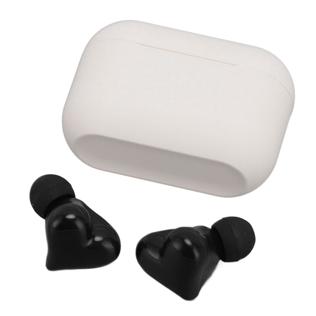 Auriculares inalámbricos en forma de corazón, auriculares intrauditivos con sonido estéreo hifi 5.3 con estuche de carga, elegantes auriculares para para para