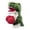 Green, variant on Plush Boxing Hand Puppet Interactive Sound Activated Punch Puppet Toy Wearable Soft Hand Puppet For Parent Child Role Play Indoor Game(Blue-9.84")