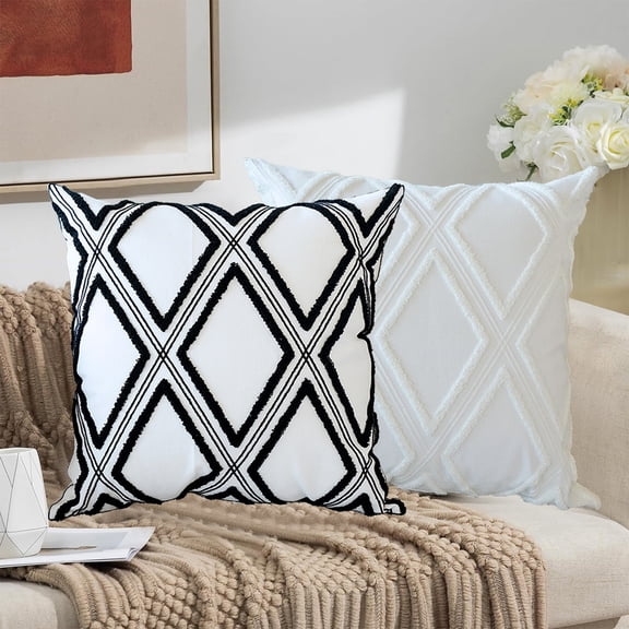 Summer Savings Clearance! Boovnll Throw Pillow Covers, Modern Stylish Soft & Cozy, Solid Color Velvet Pillow Covers 18x18" for Home, Living Room, Bedroom, Sofa, Couch, Home Decor, Pillow Covers