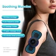 thumbnail image 2 of LCD Display EMS Neck Stretcher Electric Massager 8 Mode Cervical Massage Patch Pulse Muscle Stimulator Portable Relief Pain 2 Mashine 4Patch, 2 of 9
