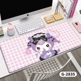 thumbnail image 3 of Alfombrilla de ratón grande MINISO Sanrio Kuromi, alfombrilla de ratón para gamer, alfombrilla de ratón para teclado, alfombrilla antideslizante para juegos, alfombrilla para escritorio de oficina y o, 3 of 5