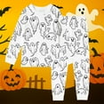 thumbnail image 2 of Kids' Diy Coloring Pajama Set With Hand Painted Long Sleeve Shirt & Pants, Draw Color Your Own Sleepwear Art Outfit, Boys Girls Lounge Set 2Pc Unisex Pjs Set For Birthday Christmas Gifts #05 White,9T, 2 of 4