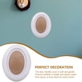 thumbnail image 3 of OUNONA Hanging Oval Picture Frame Ideal For Home Decor 1Set, 3 of 8