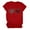 Red, variant on Itsame Summer Casual Loose T-Shirt for Womens Printed Oversized Short Sleeved Tops Fashionable Round Neck Blouses Black Size L