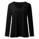 thumbnail image 4 of Top de manga larga con hombros al aire para mujer - Blusa con tirantes y corte asimétrico - Poliéster y spandex - Tallas S-XXXL, 4 of 4