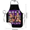 thumbnail image 4 of Rhea Ripley Apron, Pocket Kitchen Restaurant Menu Chef For Men And Women Cooking Barbecue Painting Gardening, 4 of 7