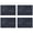Black, variant on ANXPTIME Crafting Mats Double Side Grids PVC Materials