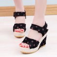 thumbnail image 4 of Samickarr Summer Sandals For Women Indoor And Outdoor Wide Women's Fashion Platform Wedges Heel Sandals Shoes Thick Bottom Casual Sandals, 4 of 5