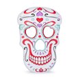 thumbnail image 2 of Swimline Giant Inflatable 62" Sugar Skull Swimming Pool Floating Raft, 2 of 6