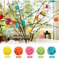 thumbnail image 4 of 15 Pieces Wicker Rattan Balls Orbs Vase Fillers Rattan Sphere Ball for Bowl Centerpiece Easter Day Valentine's Holiday Aromatherapy Table Banquet Decoration 1.6 Inch (Red, White, Blue), 4 of 7