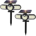 thumbnail image 1 of 120 Led Outdoor Solar Spotlight, 2 Pack Solar Lamps Waterproof I, 1 of 5
