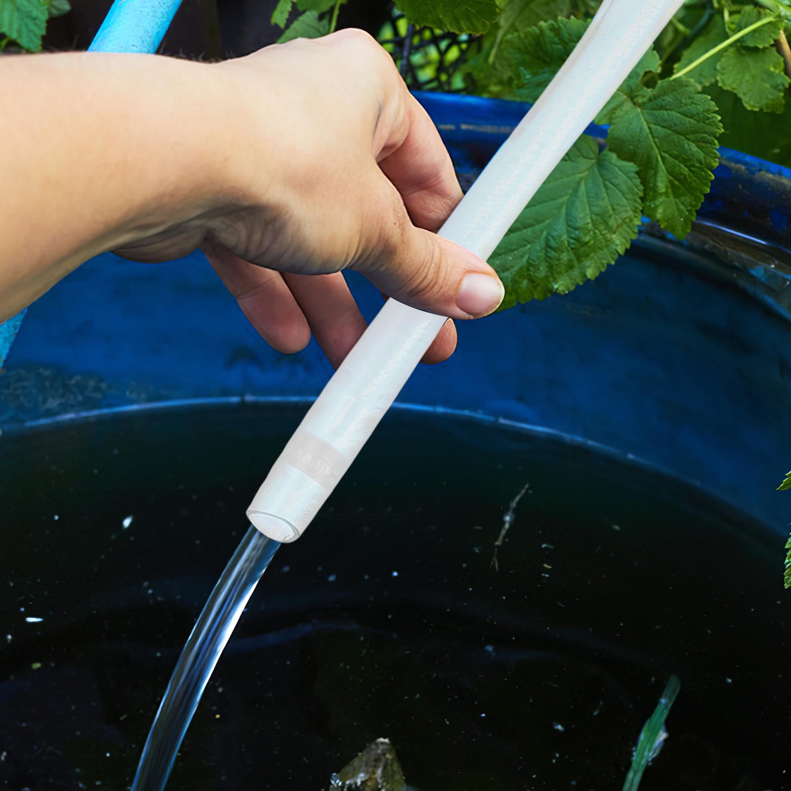 Homoyoyo Clear Thickened PVC Water Hose Transparent Tubing for Fish Tank and Garden Watering